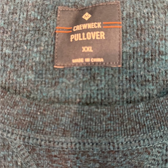 Men's Teal Sweater - Picture 2 of 3